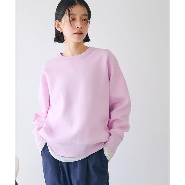 ニット セーター 「洗える」エブ楽 スウェットライクニットプルオーバー「CROSS FUNCTION...