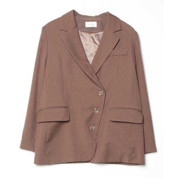 「by muni:r」 テーラードジャケット FREE ブラウン レディース