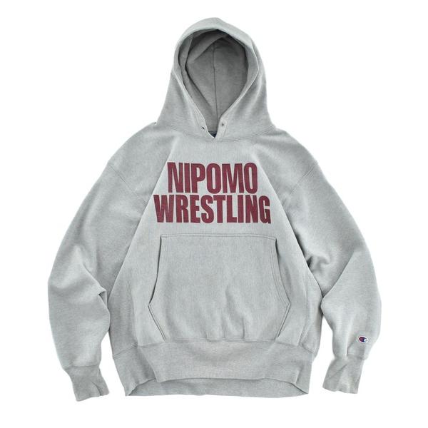 パーカー 「USED」Y2K Champion “NIPOMO WRESTLING” リバースウィー...
