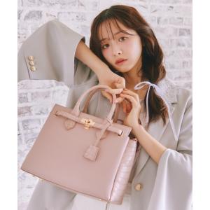 ショルダーバッグ バッグ 「森香澄さん着用」ベルトデザインカデナバッグ レディース