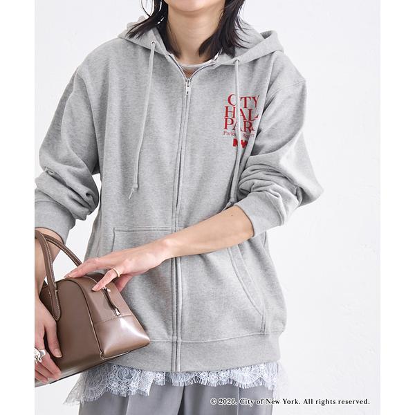 パーカー NYC JS ZIP HOODIE レディース