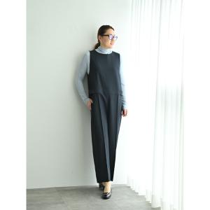 オールインワン きれいめツイルオールインワン レディース