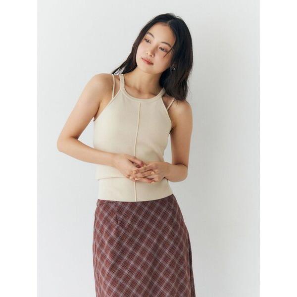 キャミソール パット付きアメスリニット