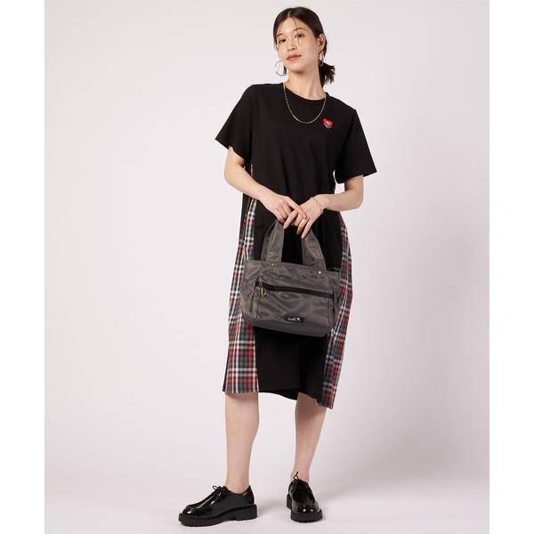 ワンピース 半袖 アソート モチーフ ワンピース