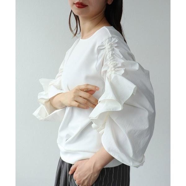 tシャツ 「MARECHAL TERRE / マルシャルテル」RUFFLE SLEEVE TOPS ...