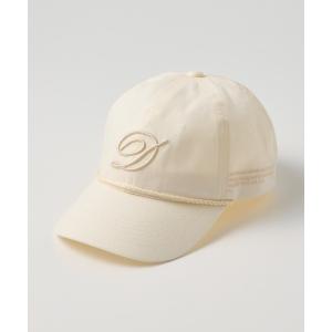 キャップ 帽子 Dロープベースボールキャップ レディース
