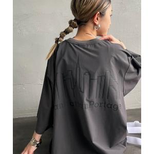 tシャツ 「MANHATTAN PORTAGE/マンハッタンポーテージ」 別注 4WAYストレッチ バックプリントTシャツ レディース メンズ