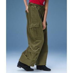 ワイドパンツ スウェットパンツ ジャージ VARIOUS POCKET SWEATPANTS レディース メンズ