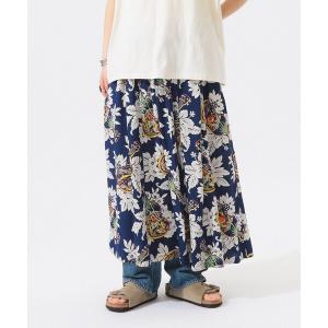 スカート 「7/24値下げ」「別注」SUN SURF / ギャザー ロング スカート