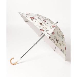 日傘 uvカット 傘 「 JILL STUART（ジル スチュアート）」 ボタニカル柄晴雨兼用傘(一段スライドショート) レディース
