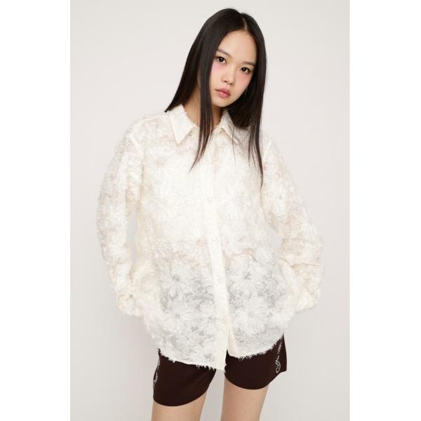 ブラウス シャツ LOOSE LACE SH ルーズレースシャツ 春服 レディース