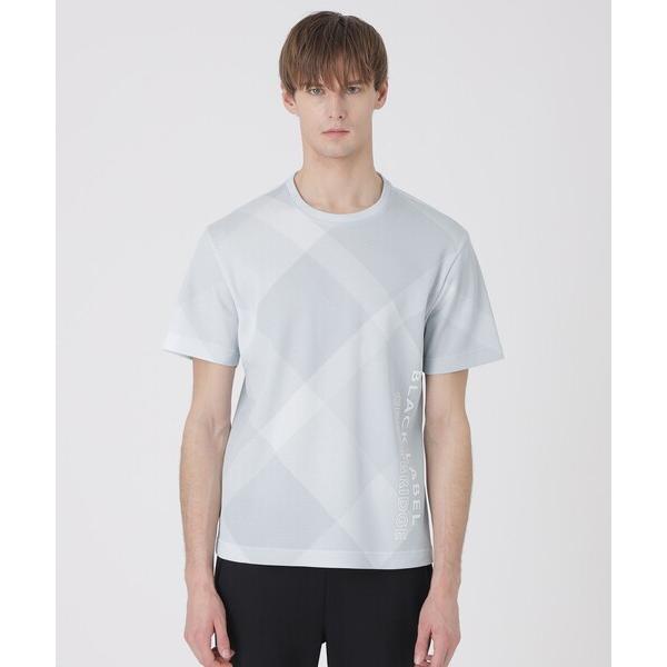 tシャツ 「BLACK lab.」バイアスクレストブリッジチェックTシャツ メンズ