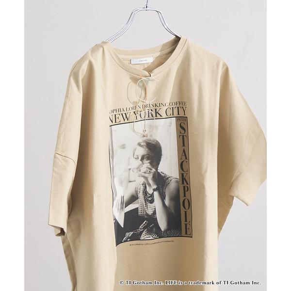 tシャツ LIFE PICTURE COLLECTION JS ポンチョTEE レディース