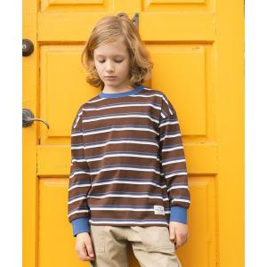 tシャツ ヘビロッTEEボーダー長袖/637853 キッズ 子供服 男の子 女の子