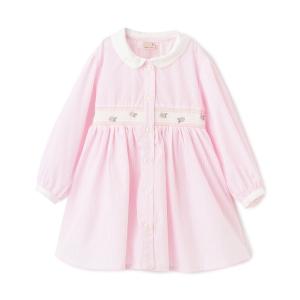 ワンピース 「リンク」シャツワンピース キッズ 子供服 女の子