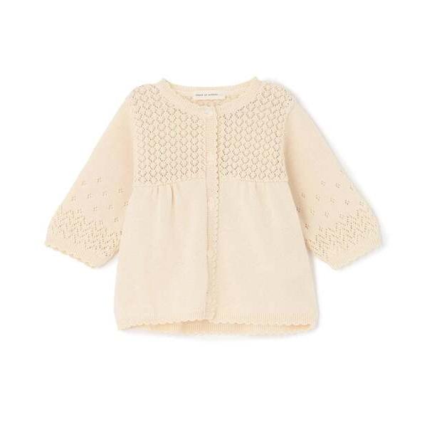 カーディガン オーガニックBASICボレロ「日本製」 キッズ 子供服 女の子