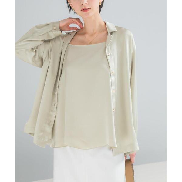 キャミソール ヴィンテージシルキーサテンキャミソール