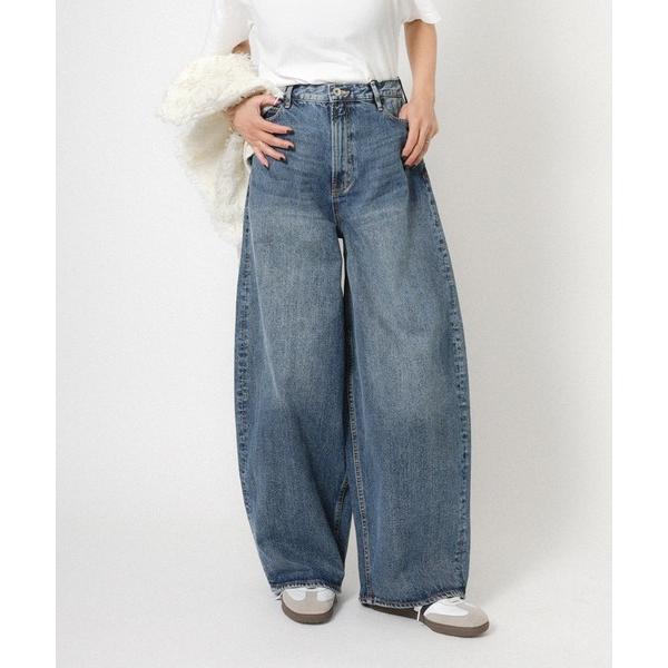 ジーンズ デニム デニムパンツ 「BITBLUE」イージー バレルデニム レディース