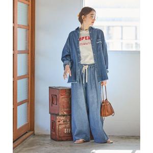 ジーンズ デニム デニムパンツ デニムイージーパンツ レディース