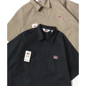 BEN DAVIS（ベンデイビス） BEN DAVIS BD200 L/S HALF ZIP SHIRTS