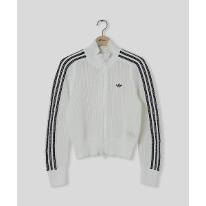ブルゾン アウター adidas W KNITTED CROCHET FIREBIRD TRACK TOP  WQ801 メンズ レディース