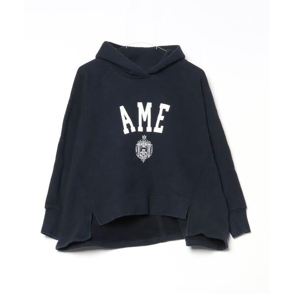 「AMERICANA」 プルオーバーパーカー FREE ネイビー レディース