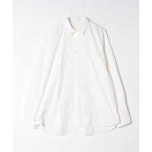 「IEDIT」 長袖シャツ BL ホワイト メンズ