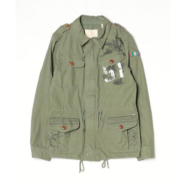 「SCOTCH&amp;SODA」 ミリタリーブルゾン S グリーン メンズ