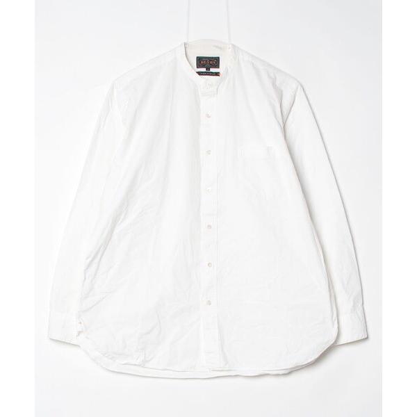 「BEAMS PLUS」 長袖シャツ M ホワイト メンズ