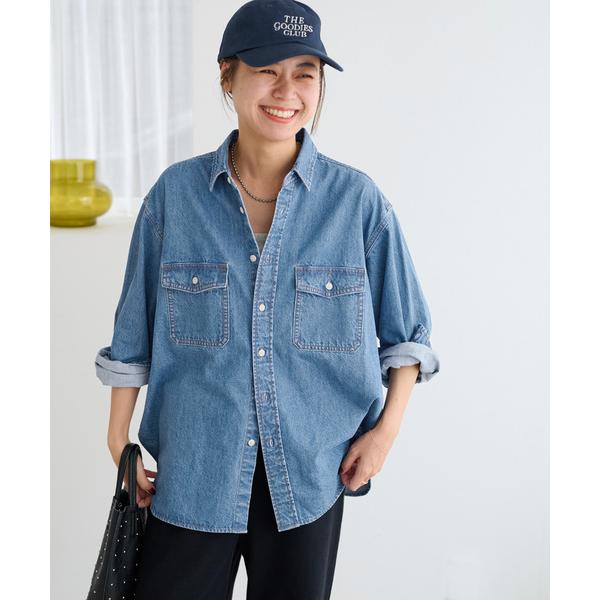 「JOURNAL STANDARD relume」 長袖シャツ FREE ブルー レディース