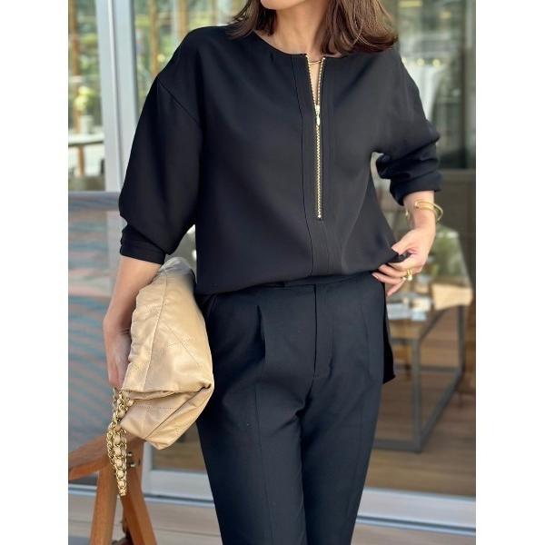 「Emma Taylor」 長袖ブラウス FREE ブラック レディース