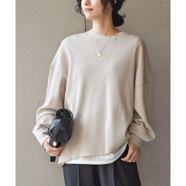 「AMERICANA」 長袖カットソー FREE ベージュ レディース