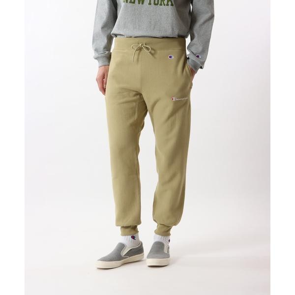 「Champion」 スウェットパンツ SMALL サンドベージュ メンズ
