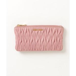 「miu miu」 ポーチ - ピンク レディース