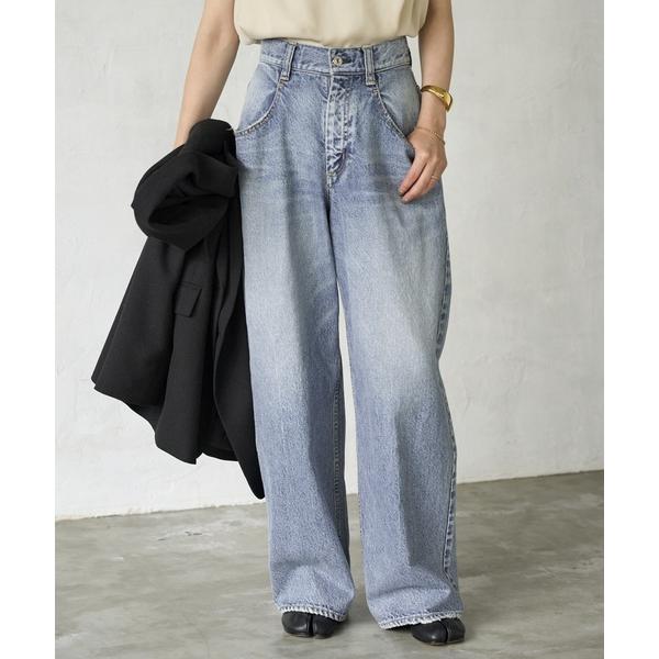 「Plage」 デニムパンツ 32 ブルー レディース