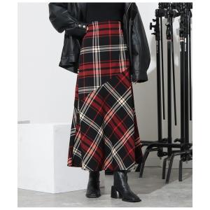 「LATINA」 フレアスカート FREE オレンジ レディース