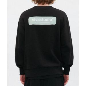 「VIVASTUDIO」 スウェットカットソー LARGE ブラック メンズ