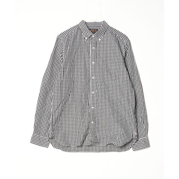 「BEAMS PLUS」 長袖シャツ LARGE ブラック メンズ