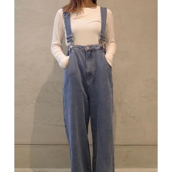 「INTER FACTORY」 デニムパンツ SMALL ブルー レディース