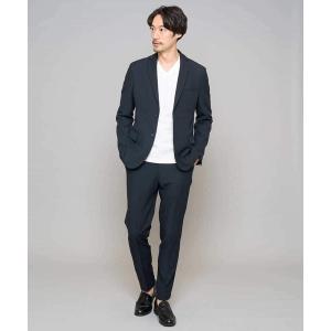 ジャケット テーラードジャケット 「スマート/イージーケア/洗濯機で洗える/毛玉になりにくい/ストレッチ」グレンチェックストレッチスマートジャケット