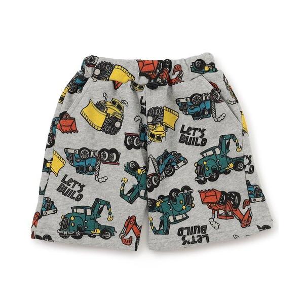 パンツ 働く車総柄ショーツ キッズ 子供服 男の子