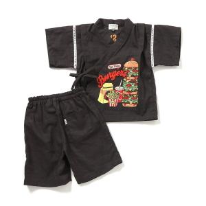 甚平 浴衣 JUNK FOOD JINBEI！ キッズ 子供 男の子 女の子