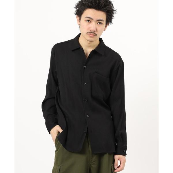 シャツ ATU　TRリネンワンナップカラーシャツ 長袖 メンズ