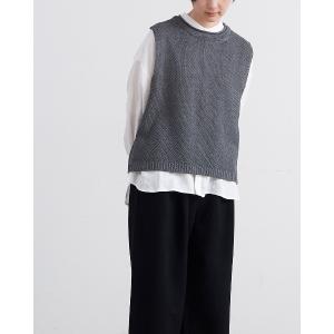 ベスト ジレ 「 HEAVENLY / ヘブンリー 」Linen Mix Knit Vest  2612184　DLI レディース メンズ