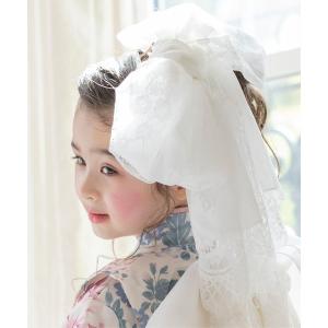 卒業式 レースリボンヘッドドレス キッズ 子供 女の子