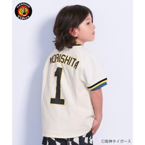 ブラウス シャツ 「阪神タイガース」別注 半袖ベースボールシャツ キッズ 子供服 男の子 女の子