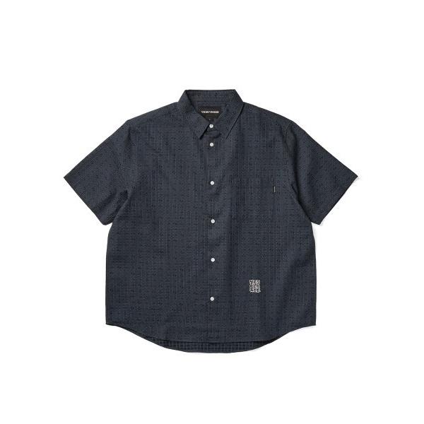 シャツ 半袖 Y.E.S Font Plaid Half Shirt メンズ レディース