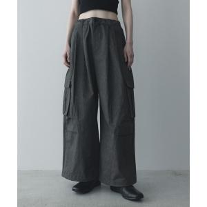 ワイドパンツ カーゴパンツ ルーズミリタリーカーゴワイドパンツ / loose military cargo wide PT (3D Seam)