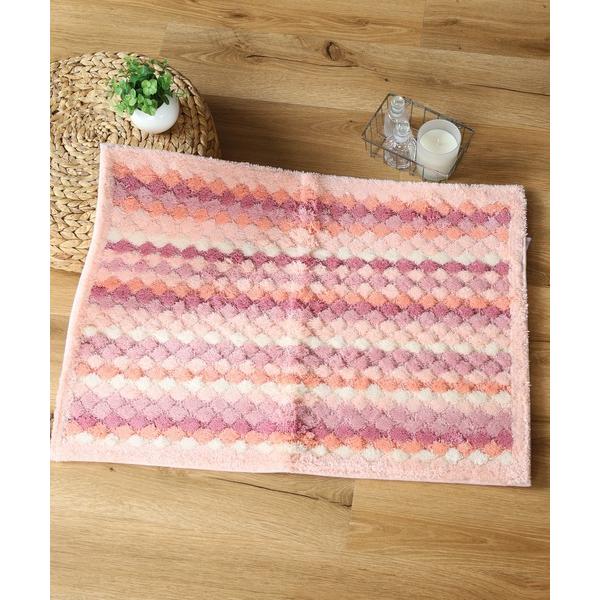 バス トイレ 乾度良好抗カビプラスバスマット 50×70