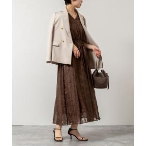 ワンピース 「WEB限定」ウォッシャブルシアーチェックワンピース